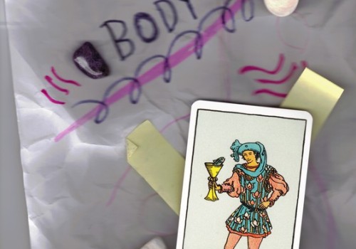 A tarot card of the 